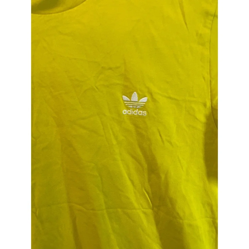 Adidas  Training T Shirt Yellow  Lightweight Men's Size‎ XL